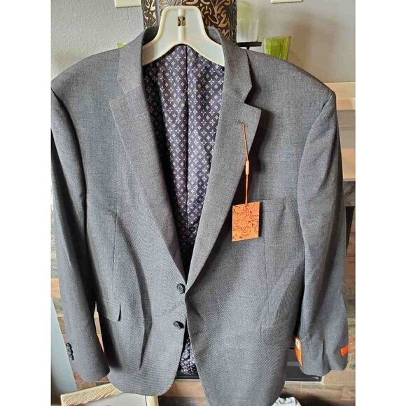 Tallia boy's wool Blazer Jacket gray size 20H - Picture 3 of 8